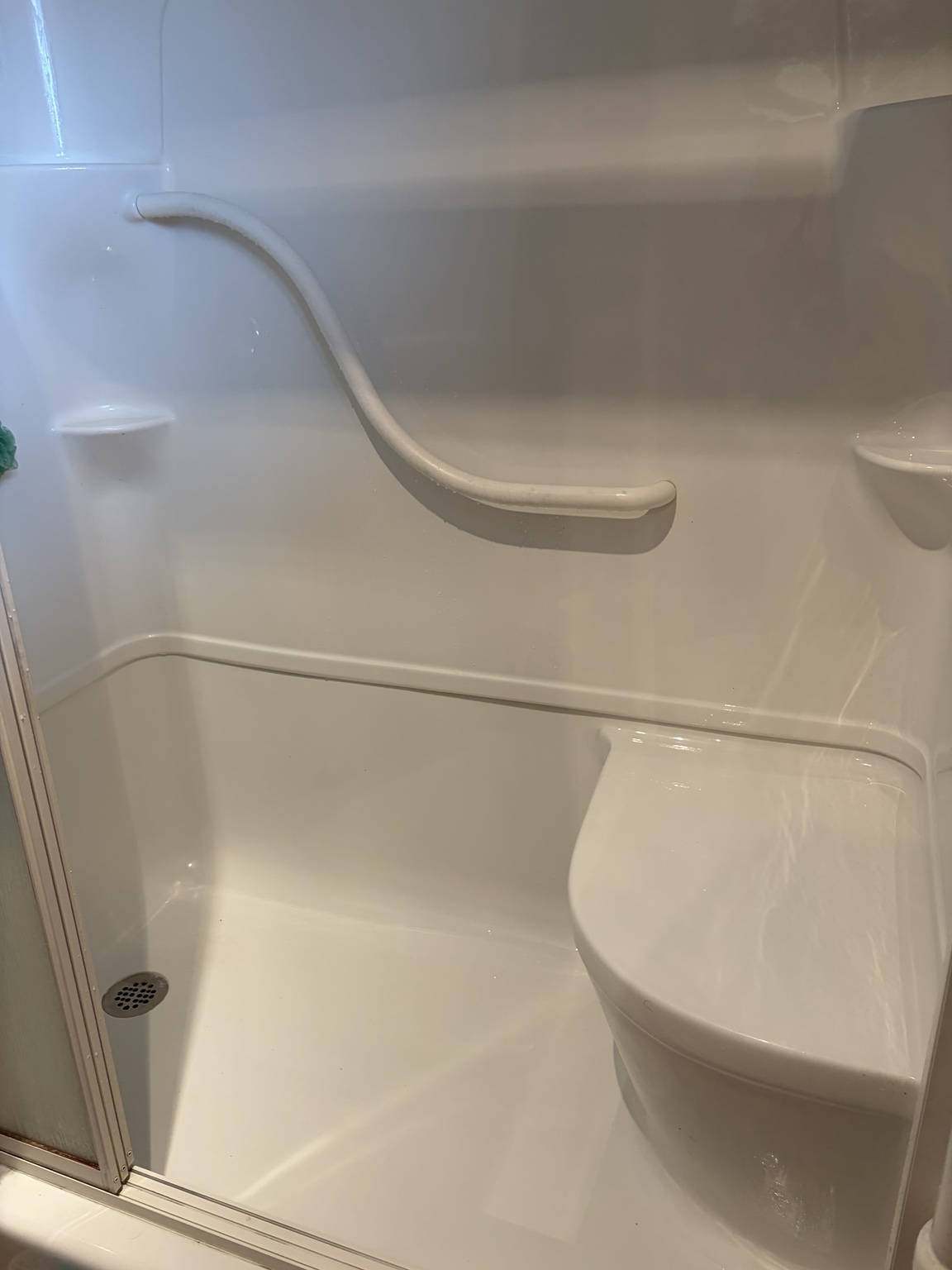 Shower after Clean Slate cleaning